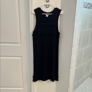Large J Crew Elegant Black Sleeveless Dress